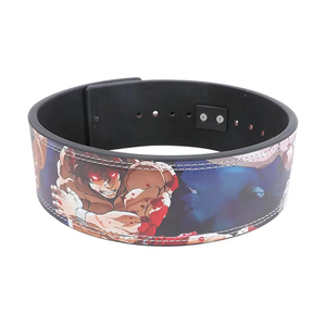 10MM & 13MM Anime Leather Weightlifting Belt Gym Squats Powerlifting Belts Deadlifting Training <b>Back</b> <b>Support</b> Lever Buckle Belt - Product Image 3