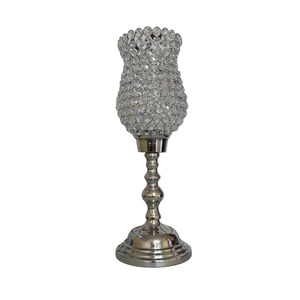 Crystal Beaded <b>Candle</b> <b>Holder</b> Shiny Polished Home Hotel Restaurant <b>Candle</b> Pillar <b>Outdoor</b> Decoration Luxury <b>Candle</b> Stand <b>Holder</b> - Product Image 2