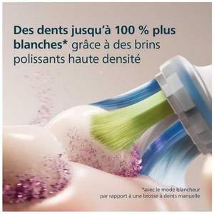 Têtes de brosse à dents de rechange Philips Sonicare C3 Premium Plaque Defence Original, blanches, lot de 4, HX9044/87 - Product Image 3