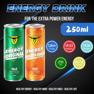 Bebida Energética J79, 250 ml (Paquete de 24) VINUT - Sin Azúcar, Vitamina C Saludable, Aminoácidos, Vitaminas B Esenciales, Proveedor Mayorista - Product Image 3