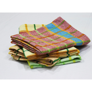 Essuie-tout de cuisine 100% coton naturel, avec des essuie-tout de cuisine à carreaux en provenance d'Inde, au prix le plus bas pour une vente promotionnelle. - Product Image 2