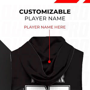 Maillot de sport 7v7 en polyester 100% sublimation, vêtements de sport d'équipe, performance entièrement personnalisable, hauts à capuche de football américain 7 contre 7, joueur - Product Image 4