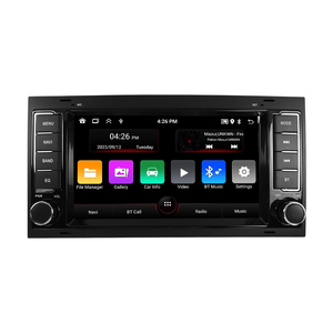 MEKEDE Audio Coche Pantalla Carro автомобильная навигация 360 аудио стерео Мультимедиа для <span class=keywords><strong>VW</strong></span> Touareg Transporter <span class=keywords><strong>T5</strong></span> 2004-2011 - Product Image 1
