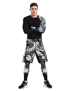 Shorts de boxe unisexes, vêtements de sport durables, 100% polyester, légers, séchage rapide, confortables, extensibles, pour l'entraînement athlétique - Product Image 4