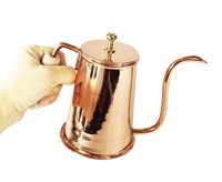 Cafetière Arabe en Cuivre Fait Main de Luxe Shark Anatolia, Théière Turque 500ml, Design Classique, Ensembles Café & Thé en Stock