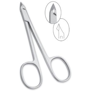 Ensemble professionnel de manucure et de pédicure Double ressort coupe-cuticules 5mm mâchoire en acier inoxydable joint à vis coupe pointue coupe-ongles - Product Image 1