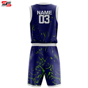 Camisetas de baloncesto sublimación personalizadas al por mayor, ropa de baloncesto transpirable de secado rápido, uniformes de baloncesto para jóvenes - Product Image 2