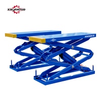 Ciseaux élévateurs hydrauliques Xinjintuo pour atelier automobile, capacité 3,5 tonnes, hauteur max. 2150 mm, encastrables