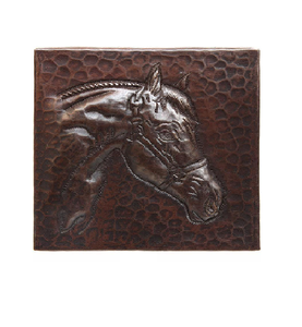 Carreaux de cuisine design cheval faits à la main en acier pur 100% écologique de qualité supérieure - Product Image 1