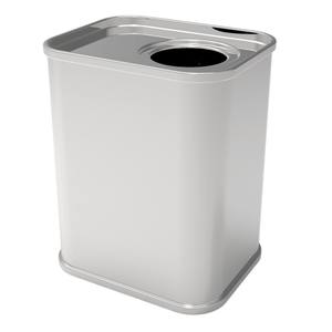 Boîte de conserve rectangulaire en métal pour huile d'olive 50x63mm x H90 mm 0.3 lt - Product Image 1