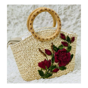 Venta al por mayor bolsas de jacinto de agua de Vietnam, bolsas tejidas a mano naturales a base de plantas perfectas para la moda y la exportación en todo el mundo - Product Image 6