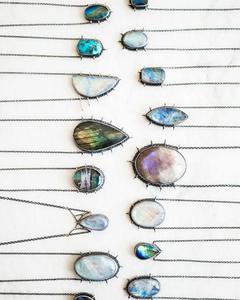 Pendentif pour enfants en argent sterling avec sertissage en larimar de style vintage pour fiançailles, certifié IGI, collier de bijoux de mode - Product Image 1