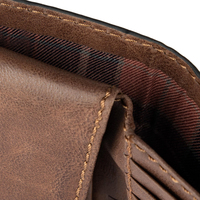 Prix de gros portefeuilles en cuir pour hommes 100% véritable Logo personnalisable nouveaux portefeuilles pour hommes en cuir véritable