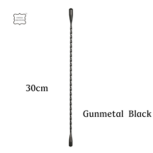 Juego de cucharas y palos de barra de acero inoxidable con logotipo personalizado, herramientas de camarero de metal para cócteles o juego de artículos de bar para uso doméstico - Product Image 5