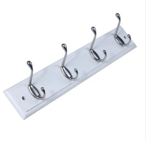 Gancho de pared con base de madera para colgar abrigo y llave - Product Image 4