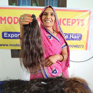 Barato Virgen cutícula alineada sin procesar ondulado 8-32 pulgadas paquetes sueltos onda profunda Color negro indio templo extensiones de cabello humano - Product Image 3