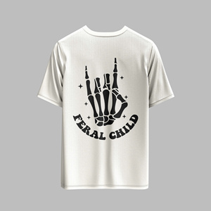 T-shirt en coton lourd de haute qualité, coupe oversize streetwear, avec options d'impression et de broderie personnalisées - Product Image 2