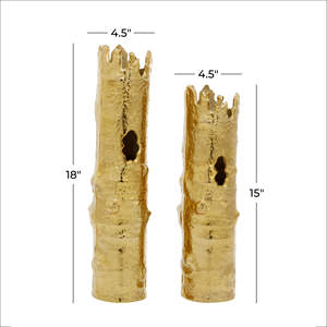 Vase à fleurs en métal aluminium doré de luxe pour la décoration de la maison et du bureau, pour la table de chevet, affichage en vente directe - Product Image 3