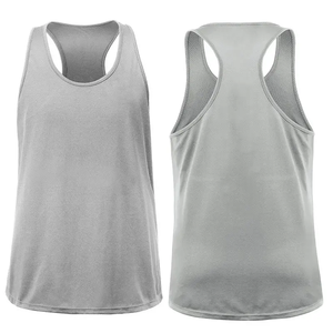 Personnalisable grande taille hommes débardeur séchage rapide coton vêtements de sport respirant tricoté tissage imprimé écologique Hip Hop Fitness - Product Image 2