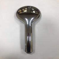 Pommeau de douche pluie à main en ABS chromé, haute pression, économie d'eau, avec inverseur de robinet à sortie unique, installation facile, personnalisable