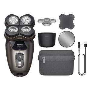 Afeitadora Eléctrica Rotativa para Hombre/Mujer con Cabezal Flexible para Cuchillas Afiladas, Resistente al Agua IPX7, Lavable para un Afeitado Limpio - Product Image 1