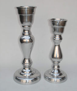 Bougeoir métallique à la mode, présentoir rotatif, en velour, pour décoration de maison - Product Image 2