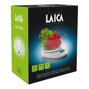 Balance de cuisine blanche KS1019 5 kg pour mesurer les ingrédients et plus encore ! - Product Image 2