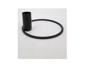 Vente en gros de bougeoir décoratif en fer pour mariage bougeoir au design de luxe de couleur noire mate pour la décoration de mariage personnalisée - Product Image 4