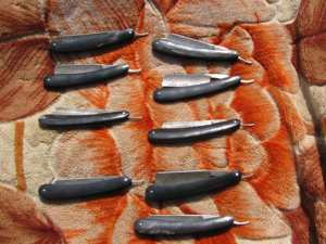 Navajas de Afeitar Damasco con Mango de Cuerno, Navajas de Afeitar Premium - Product Image 2