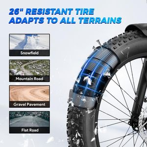 M1 Pro & M2 Pro Electric Bike Combo, 1800W Peak Motor Fat pneumatico E bici per adulti, mountain Bike elettrica da 36mph - Product Image 5