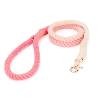 Laisse pour chien noire réglable, accessoire élégant pour animaux de compagnie, pour chiens de petite et moyenne taille, coton solide de luxe, personnalisable, durable, pour l'extérieur