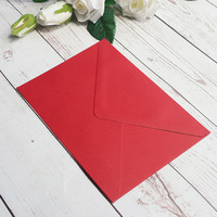 5x7 enveloppes rouges pour cartes d'invitation de mariage cartes-cadeaux de noël Invitations acryliques Photos invite carte ivoire A7 enveloppes