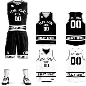 Jersey de baloncesto reversible personalizable impreso con nombre personalizado y número diseñado uniforme para hombres mujeres jóvenes - Product Image 6