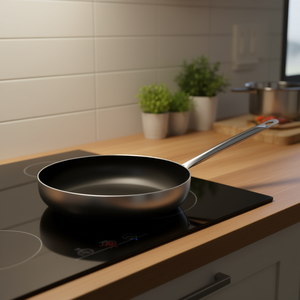 กระทะอลูมิเนียมเคลือบสารกันติด CUCINART สีเงินและสีดำ รุ่น V681172PA32 ขนาด 32 ซม. สำหรับใช้ในครัว Abert - Product Image 3