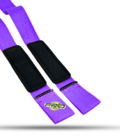 Sangles de levage robustes Support de poignet antidérapant pour l'haltérophilie Powerlifting et musculation Sangles de gymnastique rembourrées