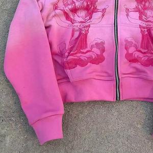 Sudadera con cremallera de algodón 100% personalizada | Oversize Drop Shoulder | Serigrafía y bordado Streetwear | Proveedor mayorista - Product Image 5