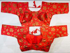 Vêtements de mariée de styliste pour femmes, Blouse plissée, avec broderie, de Style ethnique indien et pakistan, nouvelle mode tendance - Product Image 3