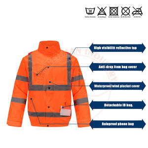 Veste de sécurité réfléchissante à haute visibilité pour l'extérieur Veste de sécurité réfléchissante à prix de référence de la meilleure qualité - Product Image 3