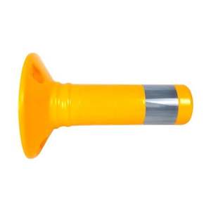 Yellow 10pc Reflective Delineator <b>Posts</b> 30x8cm Flexible PVC Roadway Safety Bollards - Product Image 5