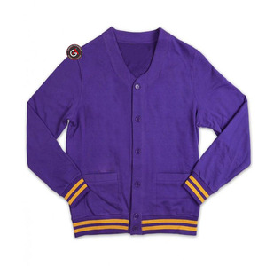 Wholesale Omega Embroidery Fraternity Men Acrylic <b>Cardigans</b> | Fraternity Embroidered Men Custom Style <b>Cardigan</b> Sweater - Product Image 2