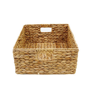 Artex Dong Thap Handwoven Eco-Friendly Water <b>Hyacinth</b> Square Foldable Storage <b>Basket</b> - Product Image 2