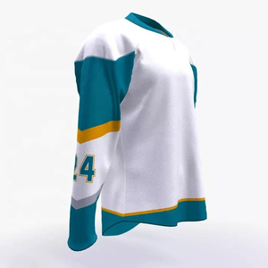 Nueva Llegada, Jersey de Hockey sobre Hielo Personalizado OEM, para Hombre y Mujer, Adultos, Transpirable, Auténtico, con Nombre y Números Cosidos, Diseña el Tuyo Propio, 100% - Product Image 2