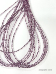 Cuentas de Cuarzo Herkimar con Recubrimiento de Diamante, Color Rosa Claro Natural, Calidad AAA, Tamaño 2-3 mm - Product Image 5
