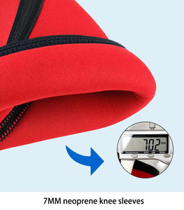 Manchons de compression pour genoux pour l'haltérophilie, le cross-training, le travail, en spandex et nylon, durables, respirants, à séchage rapide, unisexes, genouillères personnalisées - Product Image 5