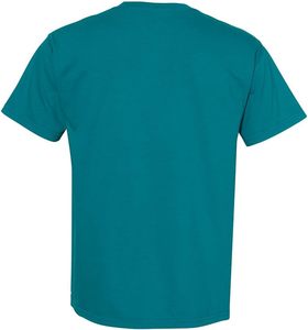 T-shirt d'été décontracté 100% coton pour hommes, col rond et manches courtes en tissu tissé, haut à coupe ample imprimé à la mode pour garçons - Product Image 2