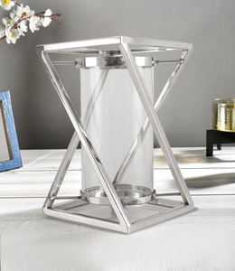 Silver Plated Metal Candleholder Home and Hotels Tabletop Vintage Design Candlestick Holder Handmade Decorative <b>Candles</b> Stand - Product Image 4