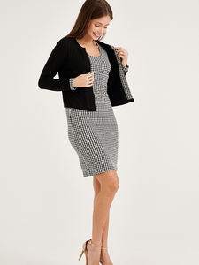 Nuevo Vestido Midi de Verano con Manga Larga, Cierre Negro y Función de Lactancia para Mujeres Embarazadas - Product Image 4