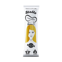Offre Spéciale : Pâtes Fraîches en Gros pour la Revente (Marque) |   Stella Spaghetti 450g Sachet Sec |   ISO Halal |   Temps de cuisson de 6 à 8 minutes |   18