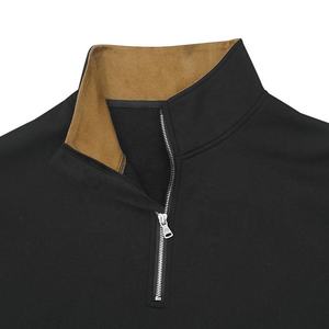 Sweat à capuche décontracté pour femmes pull à manches longues couleur unie sweat à demi-fermeture éclair haut surdimensionné fournisseur en vrac personnalisé - Product Image 5