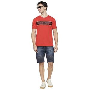 เสื้อยืดทางการสำหรับผู้ชายพิมพ์ลายเรืองแสงผ้าถัก100% ผ้าฝ้ายสไตล์ 't' - Product Image 4